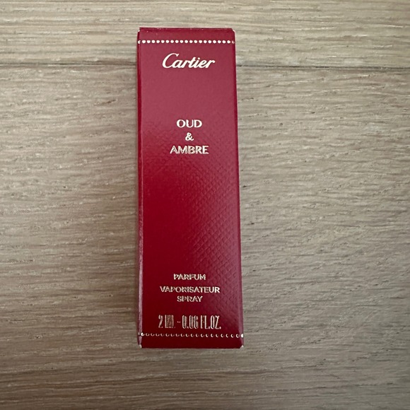 Cartier Oud & Ambre 2ml Parfum Vaporisateur Spray Sample - Picture 1 of 2